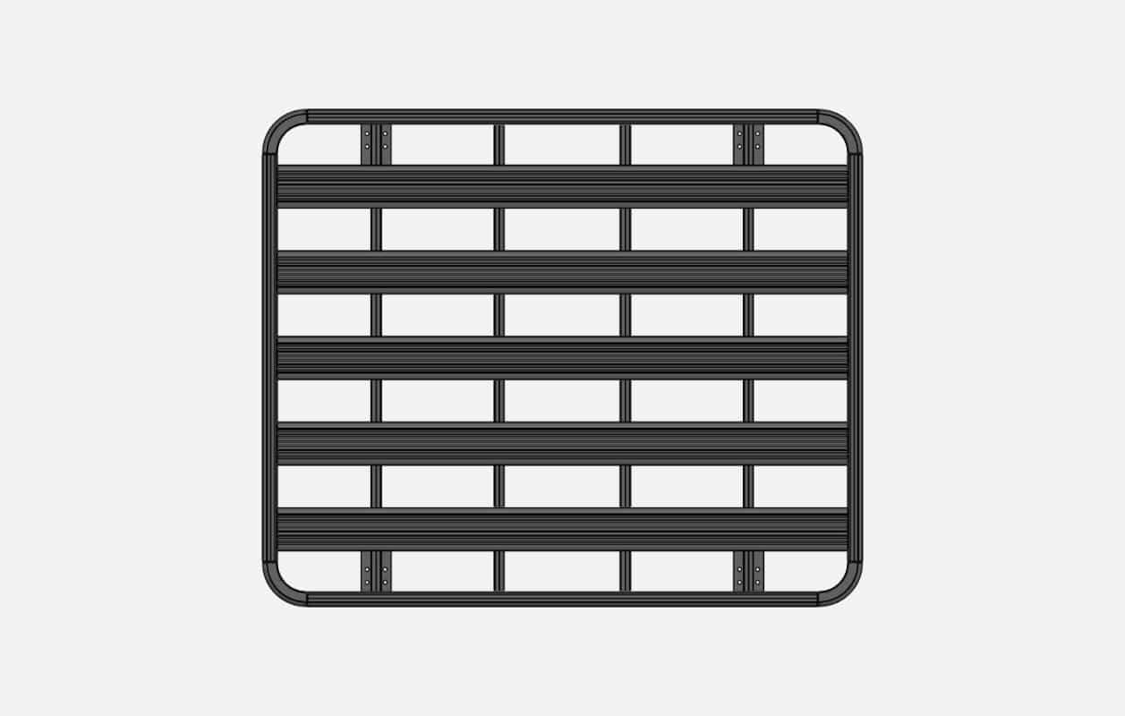 Lc 76 Base Rack Roof Rack - Base - 2200mm x 1410mm - LC76 & Land Rover 110