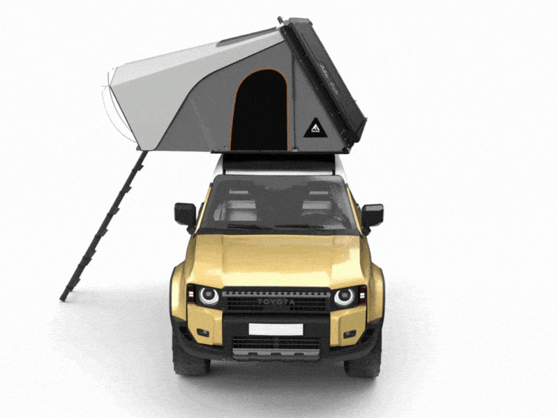 RT-4S 4-Sleeper Hardshell Rooftop Tent