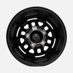 WRATH SATIN BLACK ALLOY WHEEL WITH BLACK CAP