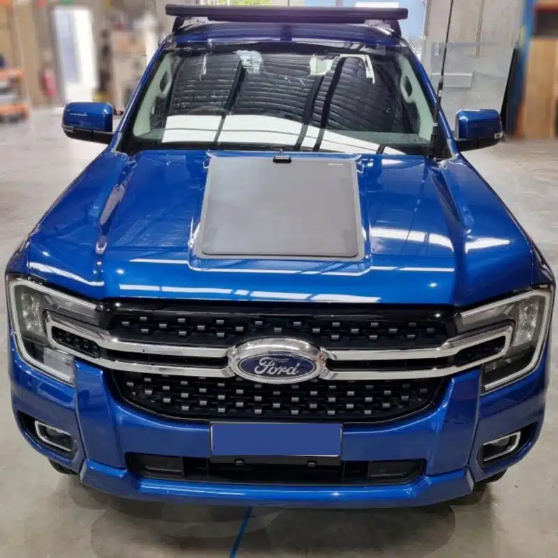 Ford Ranger (2023-Present) Hood Flexible Solar Panel 75W + Vinyl Decal