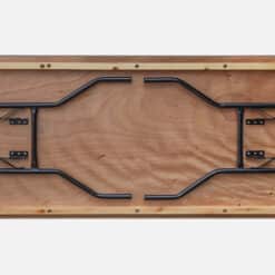 Alternative view of 30' x 72' - 6ft Wooden Table
