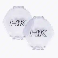 4' Hyperion Driving Light Covers - Clear Pair